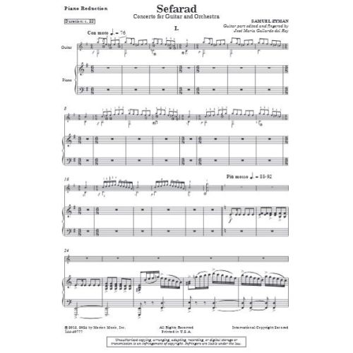 Zyman, Samuel - Sefarad