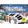 Weihnachtslieder mit bunten Noten