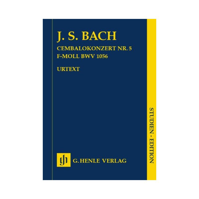 Bach, Johann Sebastian - Harpsichord Concerto no. 5 in f minor BWV 1056
