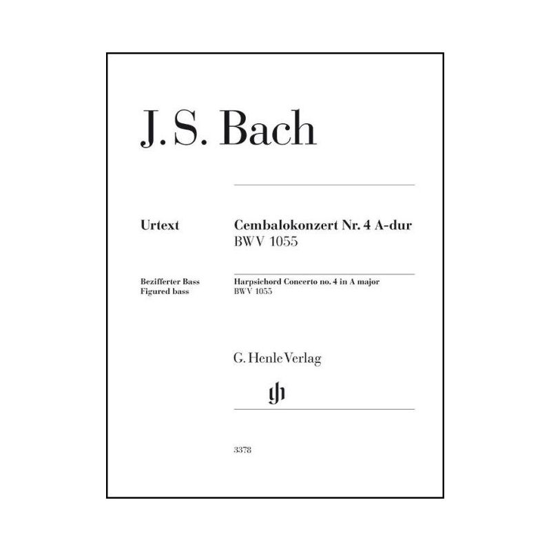 Bach, Johann Sebastian - Harpsichord Concerto no. 4 BWV 1055