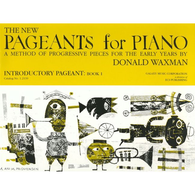 Waxman, Donald - New Pageants for Piano: Introductory Pageant Book 1