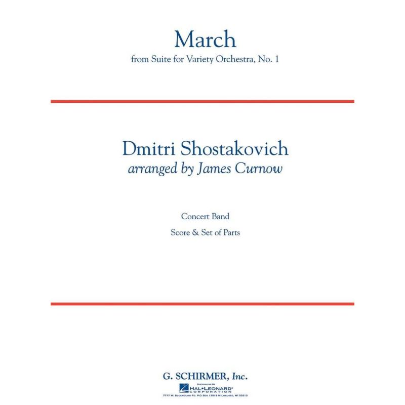 Shostakovich, Dimitri - March (from Suite for Variety Orchestra, No. 1)