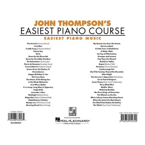 John Thompson's Easiest Piano Music