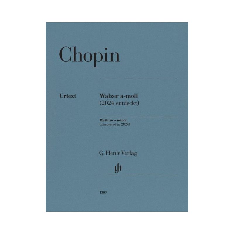 Chopin, Frédéric - Walzer a-moll mit Faksimile