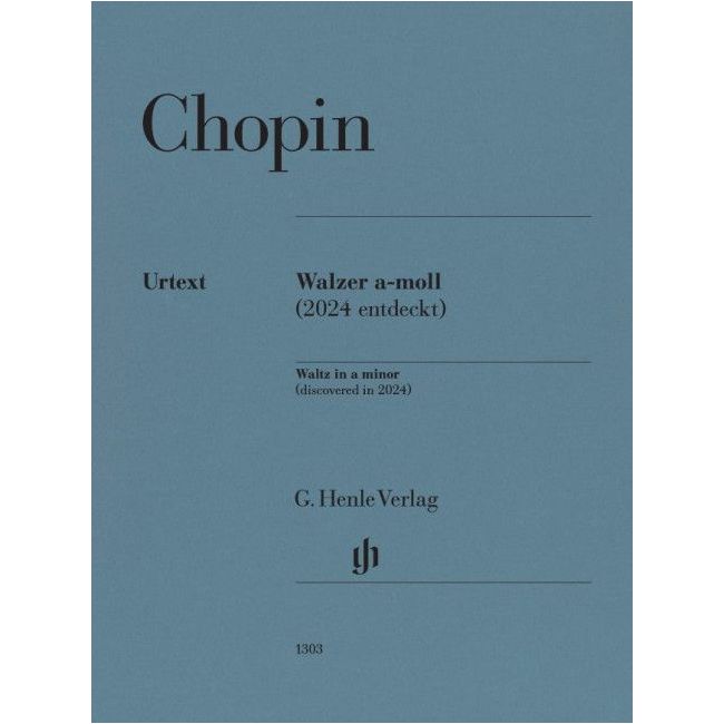 Chopin, Frédéric - Walzer a-moll mit Faksimile