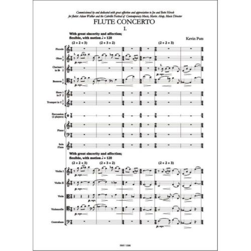 Kevin Puts - Flute Concerto