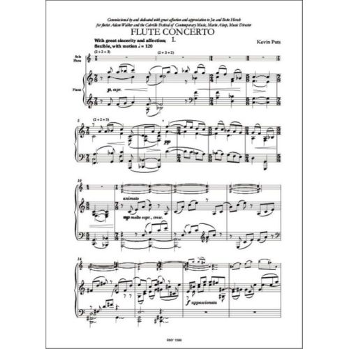 Kevin Puts - Flute Concerto