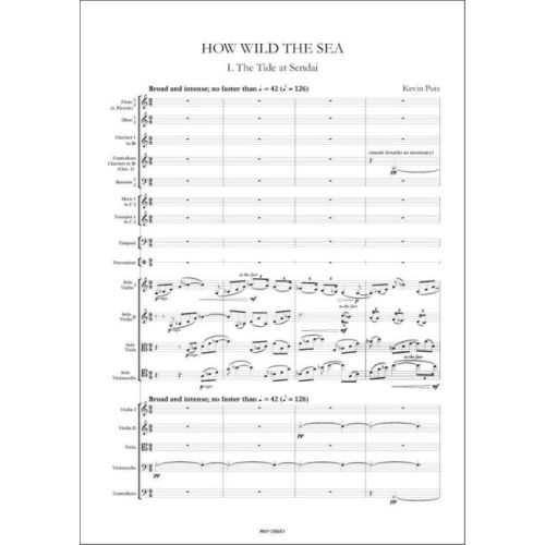 Kevin Puts - How Wild the Sea