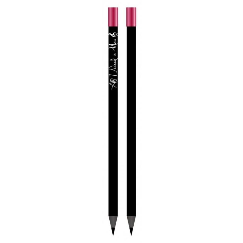 Pencil All I Need is Music black/red