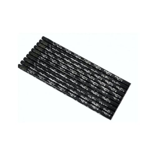 Pencil g-clef black/silver...