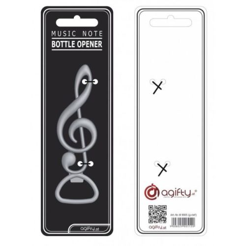 Bottle opener g-clef...