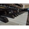 Wilhelm Schimmel W114M Modern Upright Piano in Black Polyester with Chrome Fittings