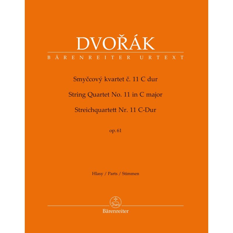 Dvorak, Antonin - String Quartet 11 Op61 Parts