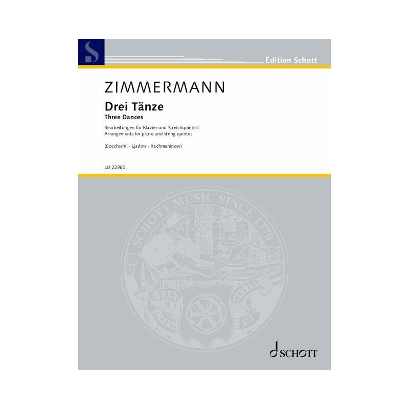 Zimmermann - Three Dances