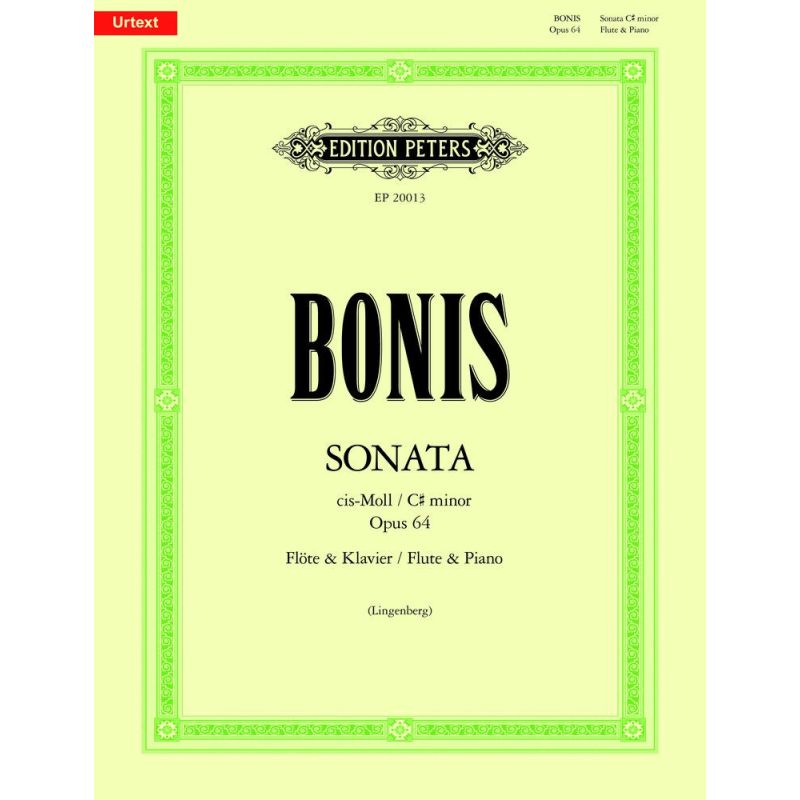 Bonis, Melanie Helene - Sonata for Flute and Piano in C-sharp minor Op. 64