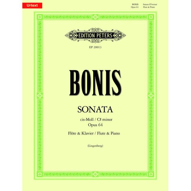 Bonis, Melanie Helene - Sonata for Flute and Piano in C-sharp minor Op. 64