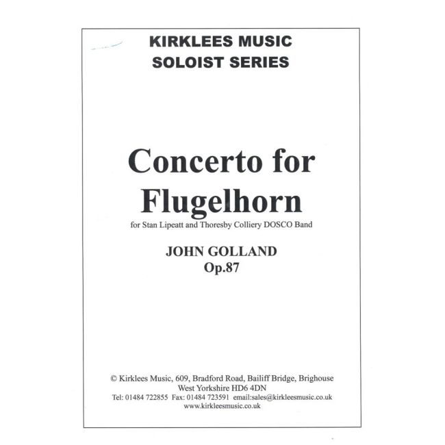 Golland, John - Concerto For Flugelhorn Op. 87