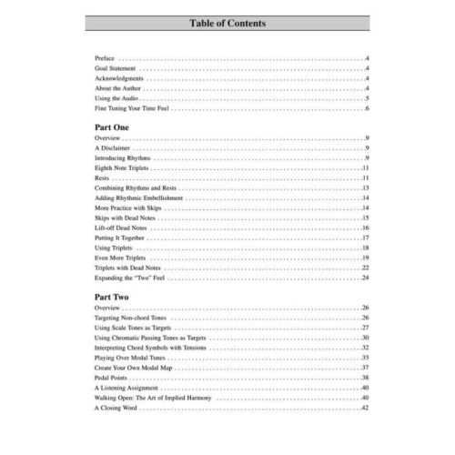 Expanding Walking Bass Lines