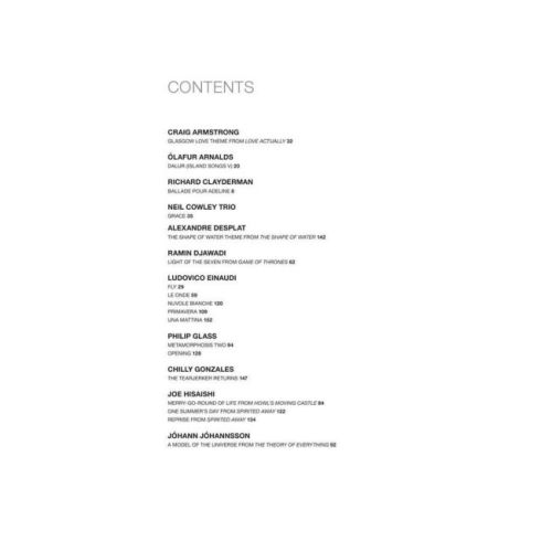 Contemporary Piano Masters for Easy Piano
