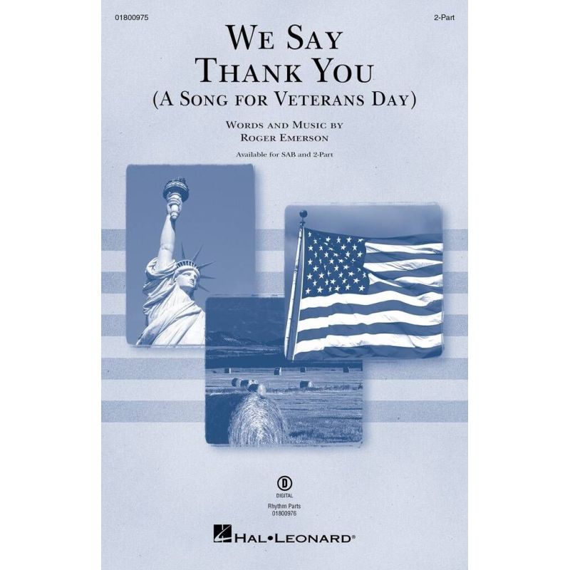 Emerson, Roger - We Say Thank You (A Song for Veterans Day)
