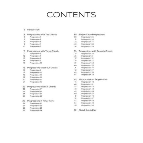 First 50 Chord Progressions