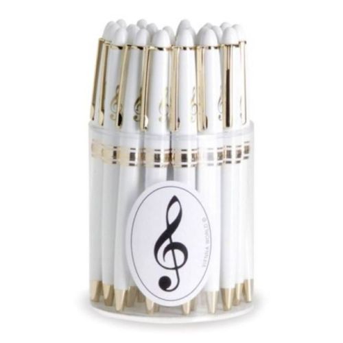 Ballpoint pen G-clef...