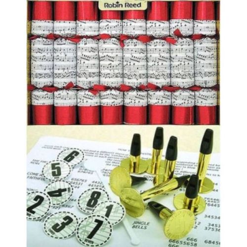 Red Christmas Crackers With...