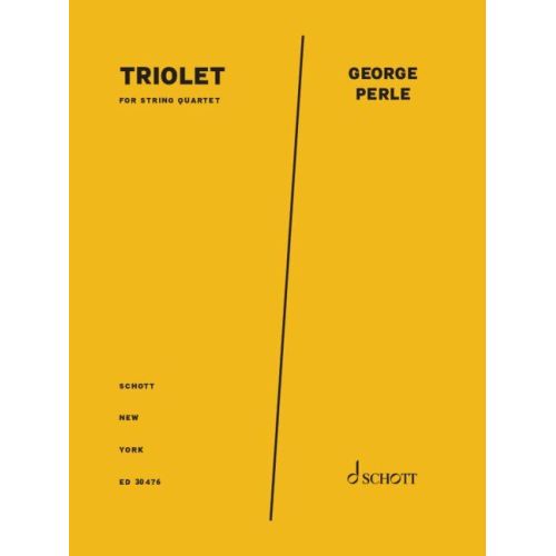 Perle, George - Triolet