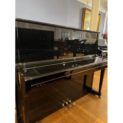 Pre-Owned Schimmel Classic C124T Upright Piano in Black Polyester