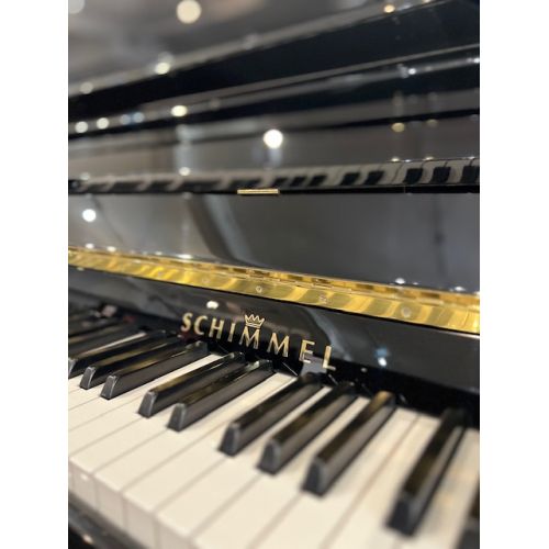 Pre-Owned Schimmel Classic C124T Upright Piano in Black Polyester