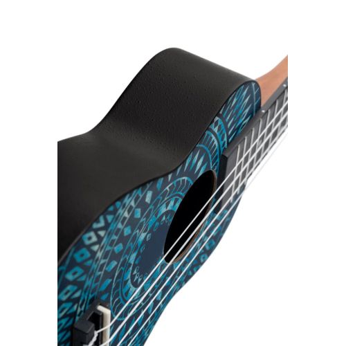 Ortega Keiki Blue Kaleidoscope Soprano Ukulele Kit
