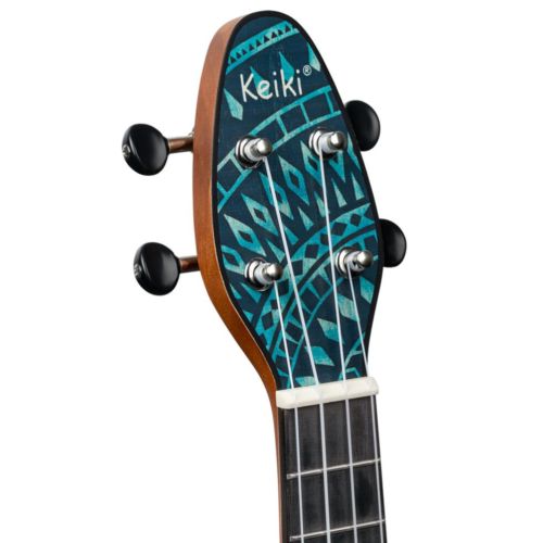 Ortega Keiki Blue Kaleidoscope Soprano Ukulele Kit