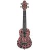 Ortega Keiki Red Kaleidoscope Soprano Ukulele Kit