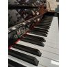 Pre-Owned May Berlin M121T Upright Piano in Black Polyester with Chrome Fittings