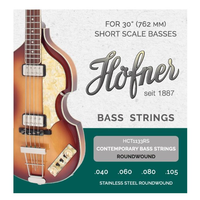 Hofner Contemporary Series Violin Bass Guitar String Set