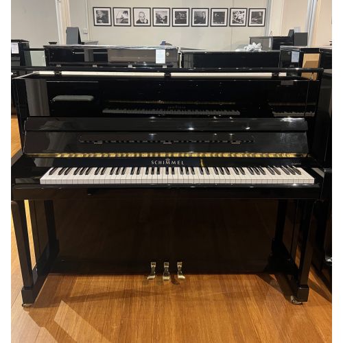 Pre-Owned Schimmel C116S Upright Piano in Black Polyester