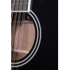 Auden Austin JM12 Full Body 12 String Black Acoustic Guitar